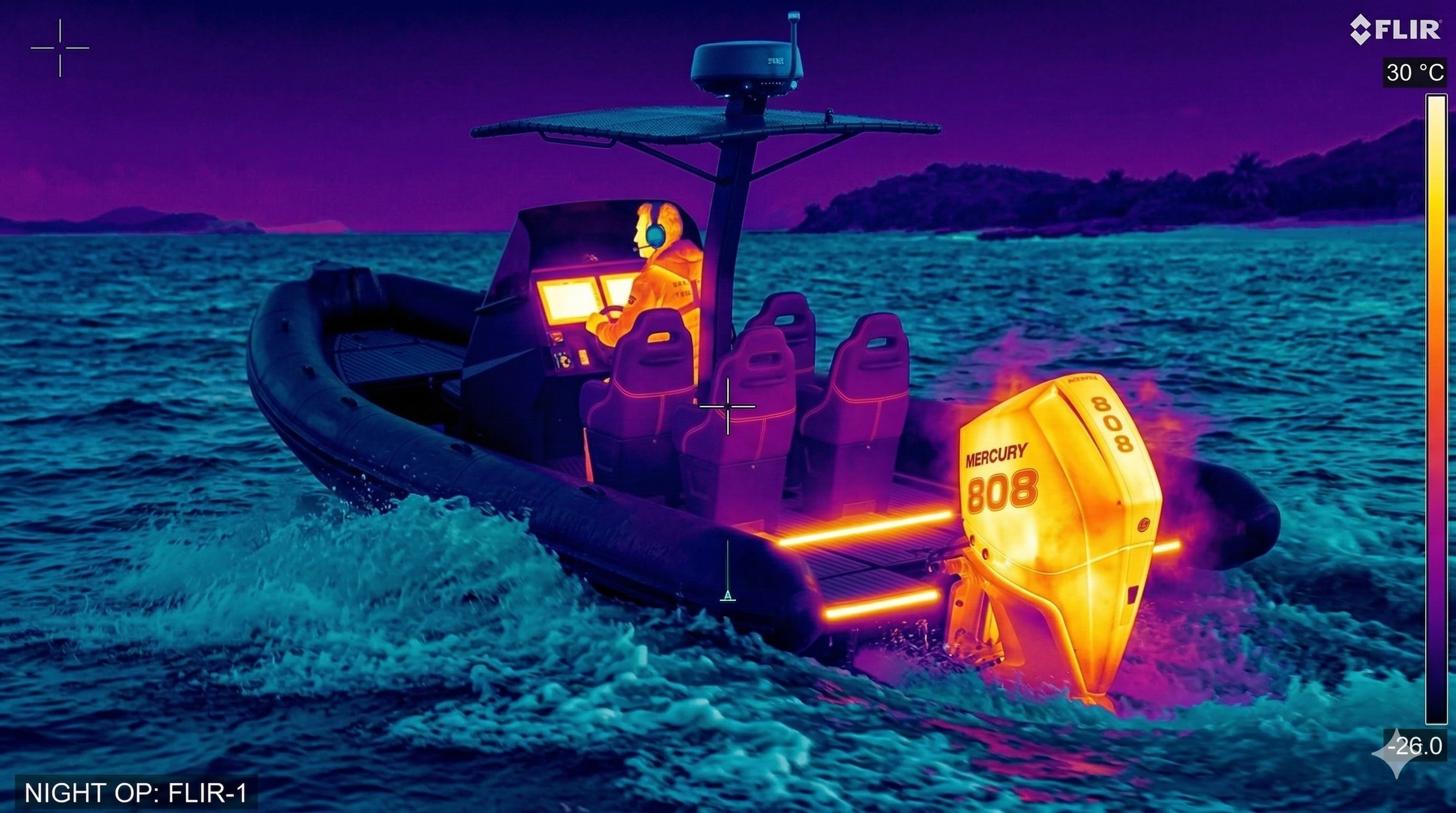 Mapaná 808 FLIR thermal night run